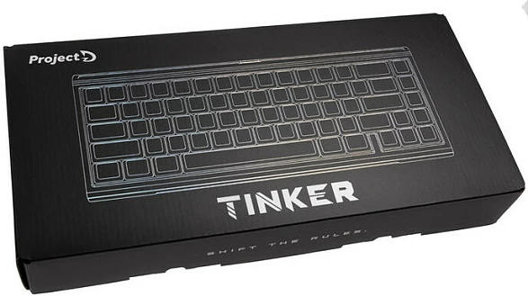 Tastierë gaming Ducky Tinker 65 Barebone, RGB, ANSI, e zezë