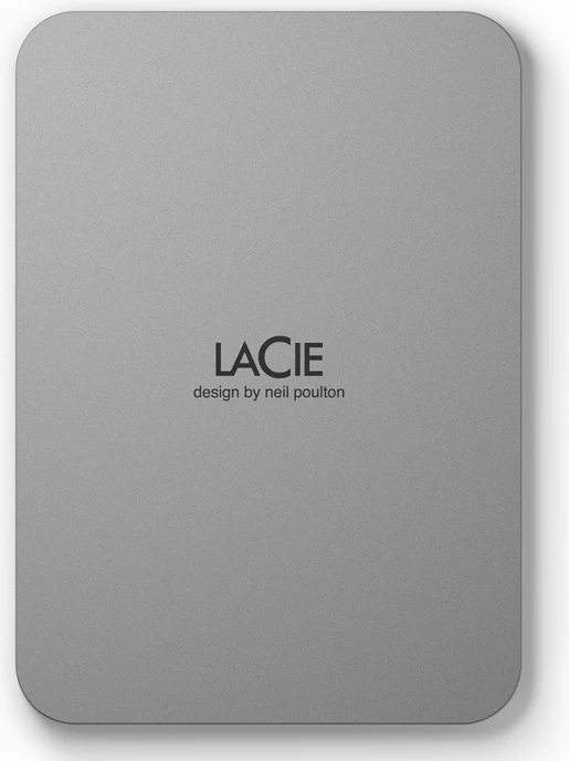 Hard disk i jashtëm LaCie STLR2000400 2TB USB-C me enkriptim AES-256, Space Grey