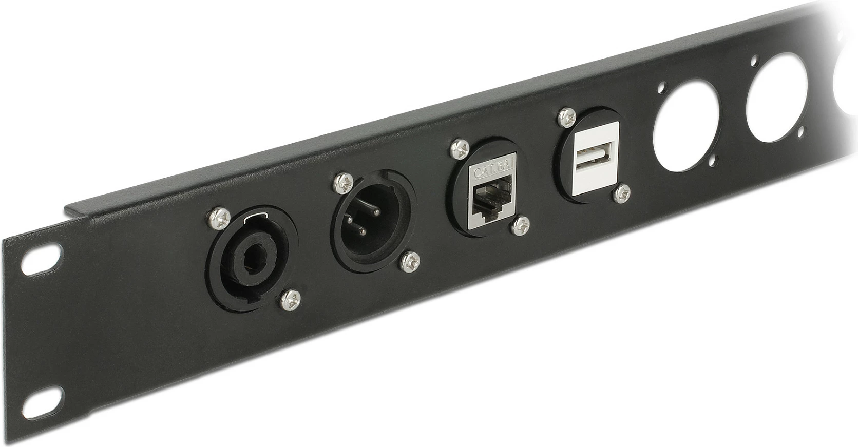 Modul USB DeLOCK D-Type, USB-A femër-femër, 5 Gbps, 90° i kënduar, i zi