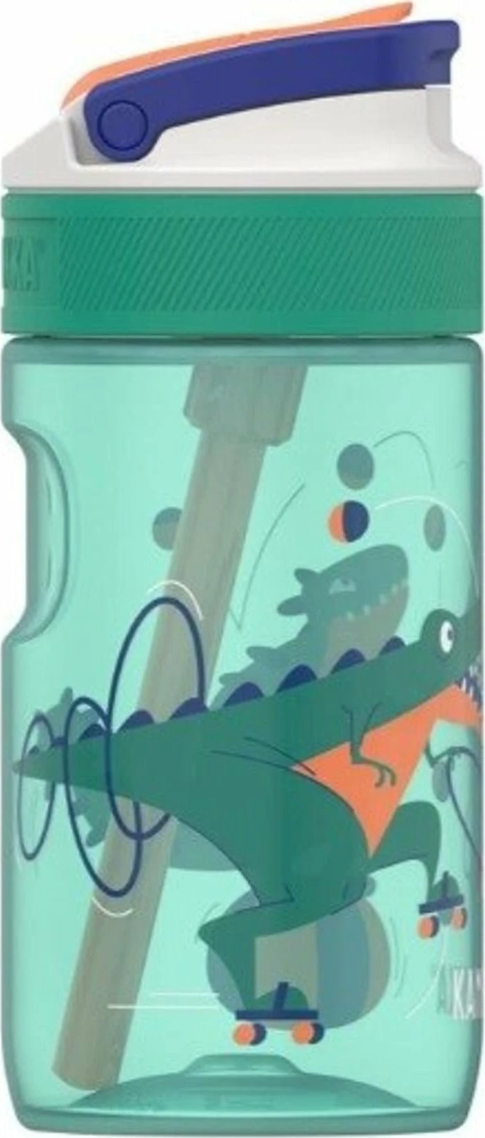 Shishe uji për fëmijë Kambukka Lagoon 400 ml Juggling Dino, jeshile, 1 copë