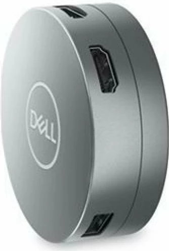 Stacion dokimi USB-C 6-në-1, Dell DA305 (470-AFKL), Power Pass-Through 90W, silver/black