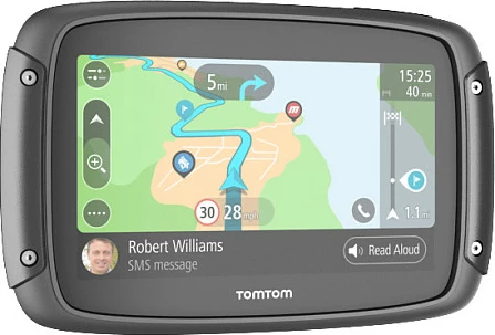 Navigacion GPS për motor TomTom Rider 550, 4.3" ekran touch, 16GB, Harta Evropë, Wi‑Fi/Bluetooth, i zi