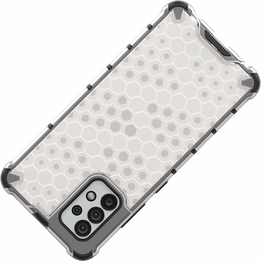 Mbështjellës Hurtel Honeycomb për Samsung Galaxy A03s, i zi