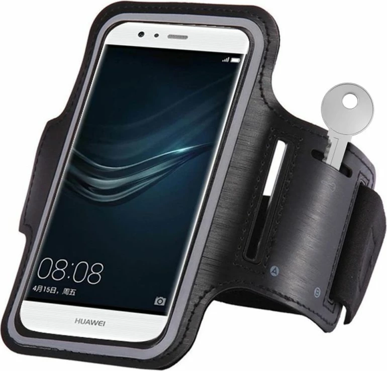 Shirit dore sportiv Hurtel universal për telefona 6", i zi
