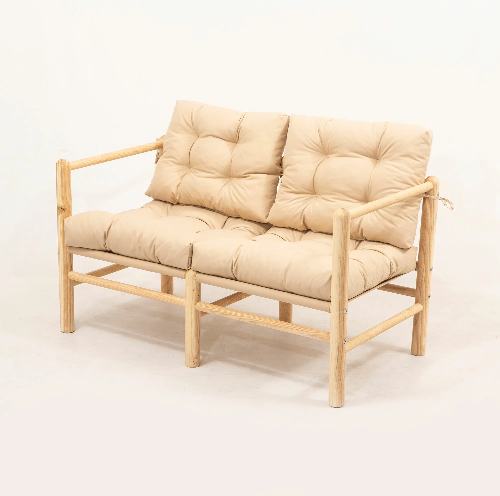 Divan kopshti dy ulëse, Skye Decor, MYG04, krem