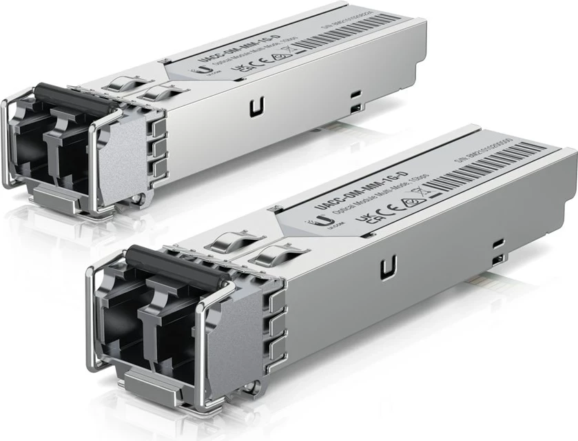 Modul transceiver Ubiquiti UACC-OM-MM-1G-D-2, Fibër optike, 1250 Mbit/s, Inoks, 2 copë