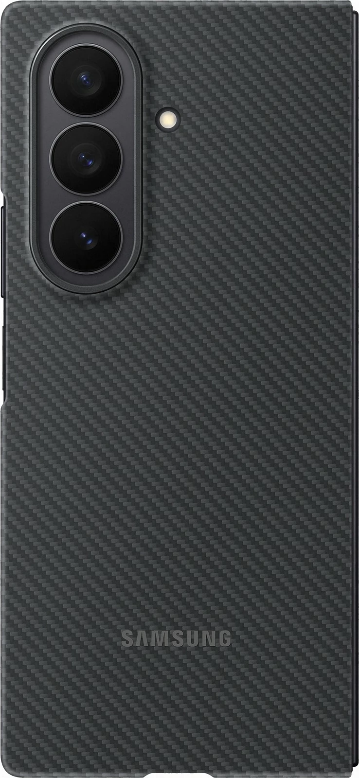 Mbështjellës Samsung Carbon Shield për Galaxy Fold7, silikon, i zi