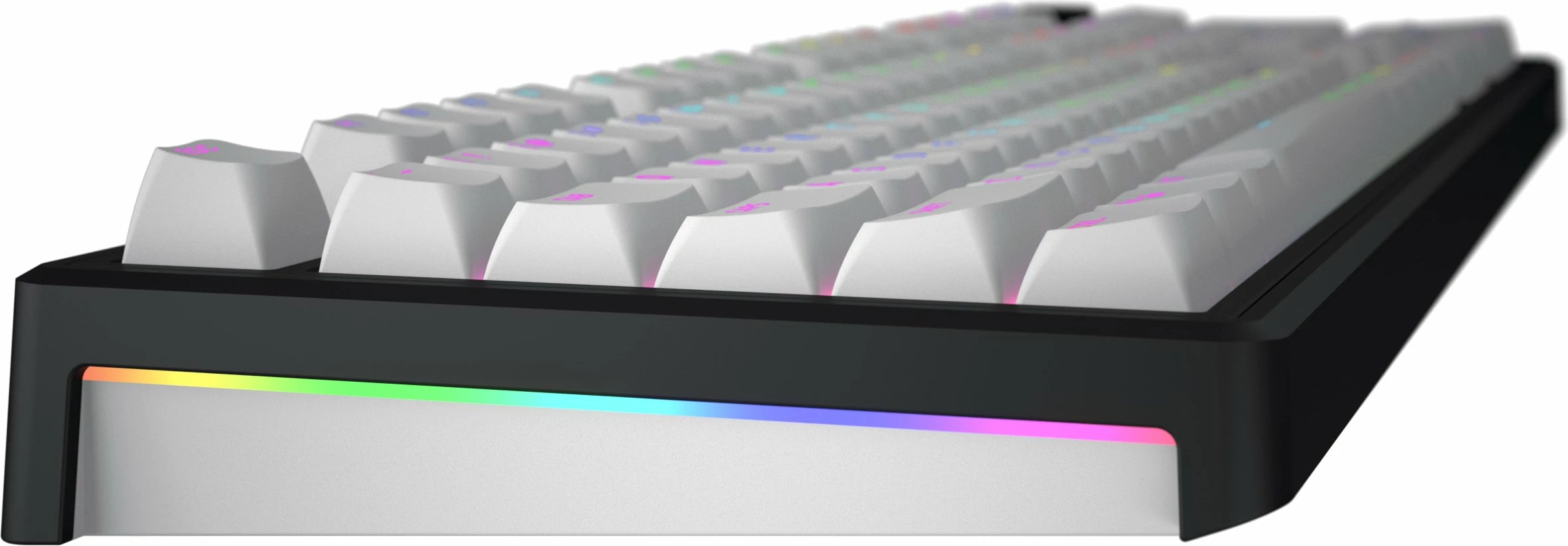 Tastierë mekanike wireless Hator Skyfall 100 HTK3100, Aurum Lemon Linear, RGB, US layout, 100%, e bardhë