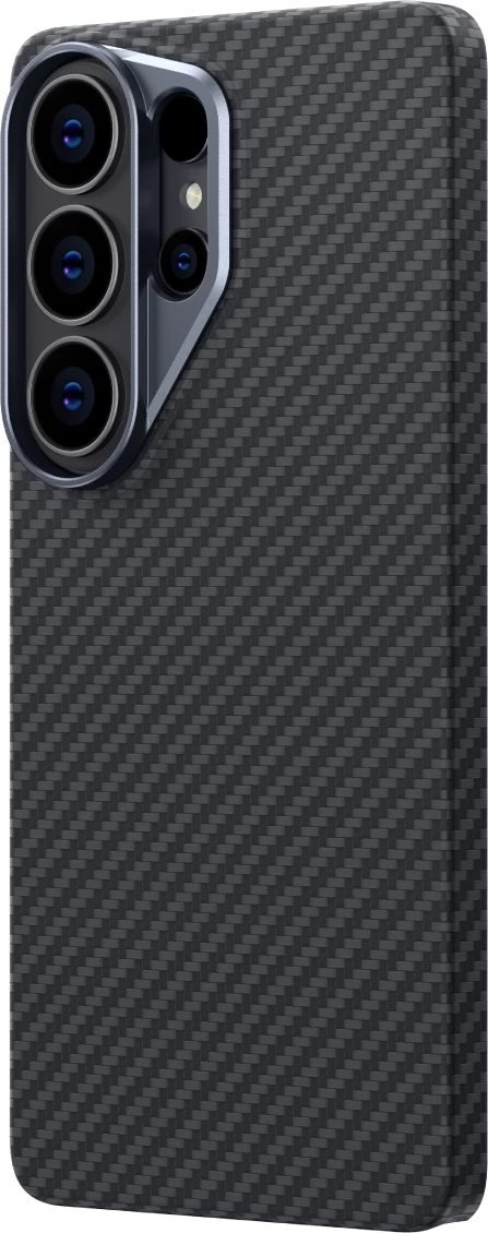Mbështjellës, AmazingThing, Titan Max, për Samsung Galaxy S26 Ultra, aramid 1500D, unazë magnetike, mbrojtje rënie 3.6 m, zi