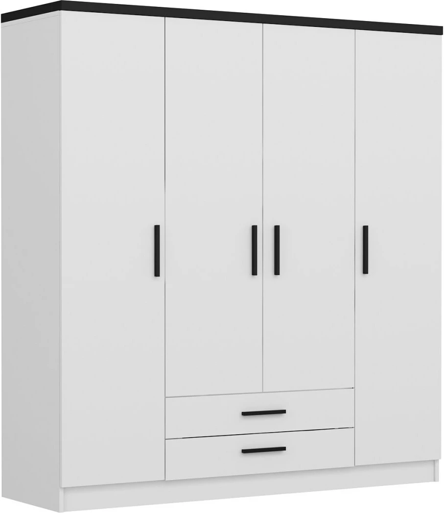 Dollap për dhomë gjumi, ngjyrë e bardhë, Skye Decor Kale Plus - 3045