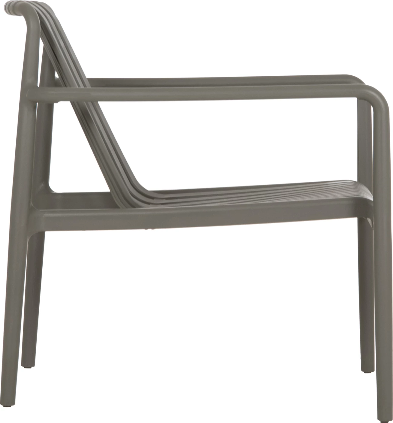 Karrige lounge për jashtë, ngjyrë ulliri, MALEN FH6626.05, polipropilen, 67x75x75cm