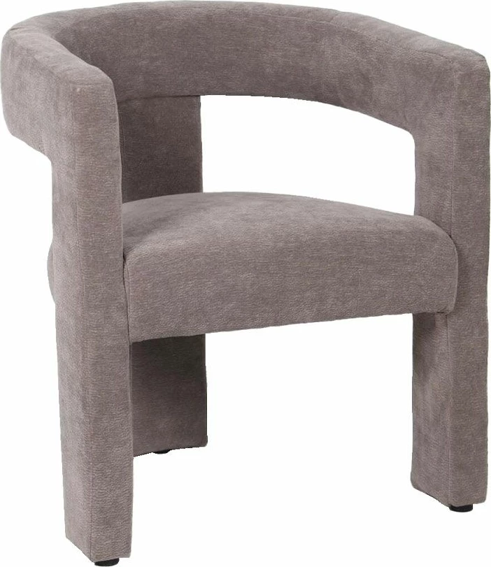 Karrige e ulët Nyx, ngjyrë gri, 64x56x75 cm