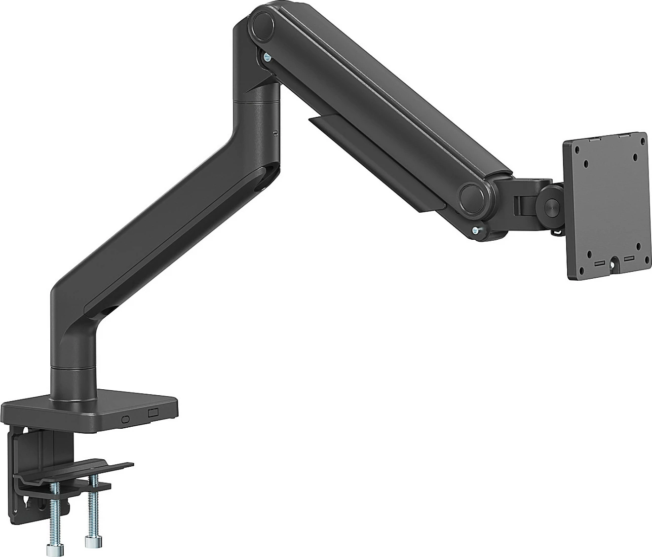 Mbajtës monitori Digitus Single Monitor Mount, deri 49", 20 kg, VESA 75x75/100x100, Clamp, i zi