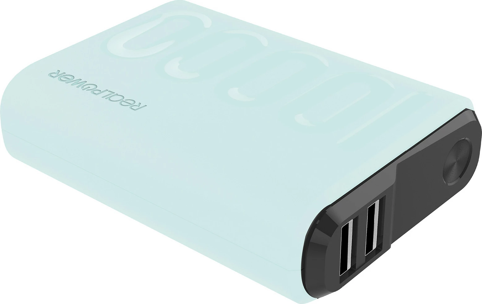 Power bank RealPower B-10000PD+ Nutopia, 10000 mAh, USB-C PD, e kaltër