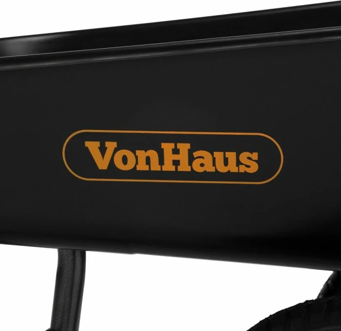 Karrocë dore kopshti VONHAUS 15/320, 78L, kapacitet 100 kg, 2 rrota, e zezë