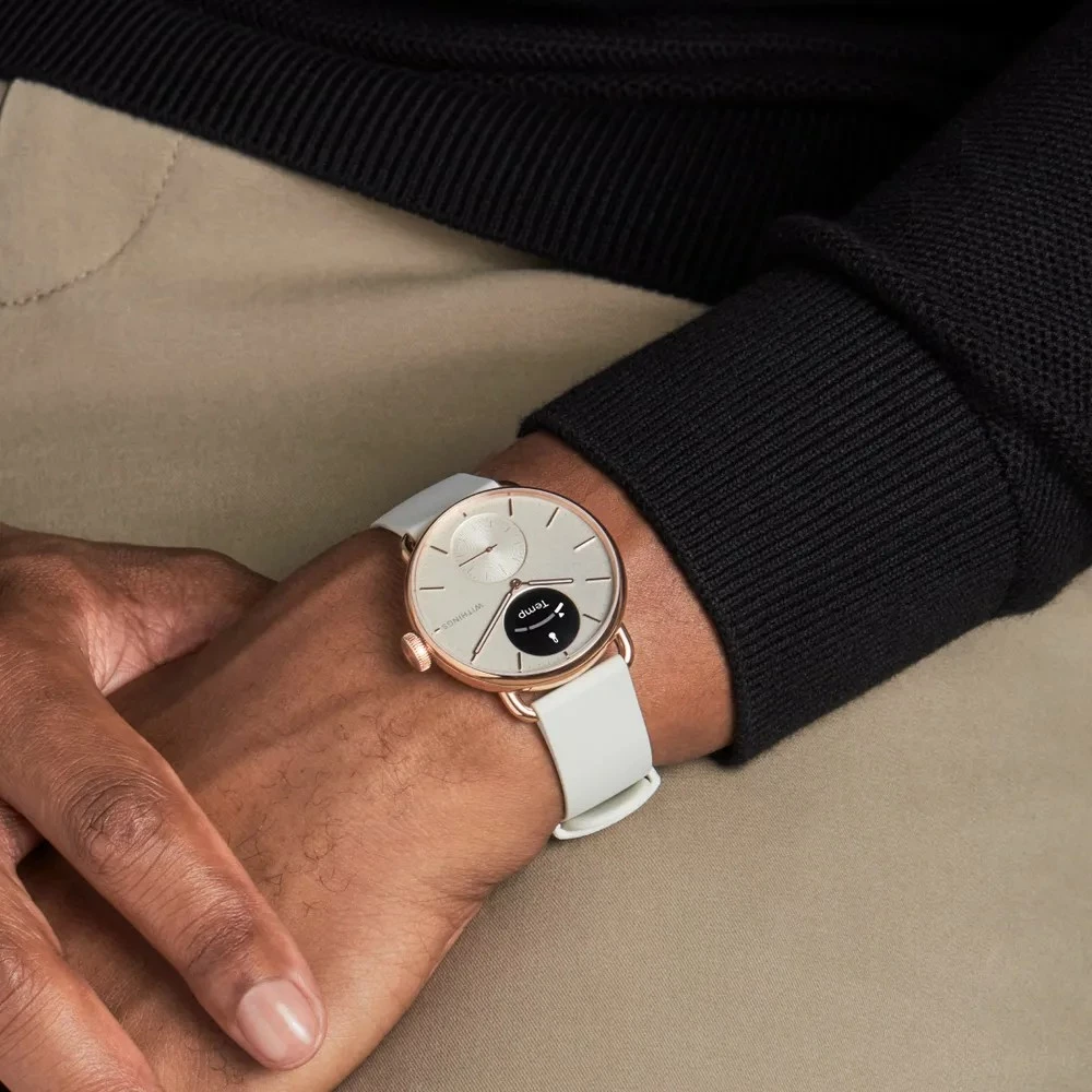 Smartwatch Withings ScanWatch 2, 1.6 cm, OLED, GPS, ngjyrë rëre