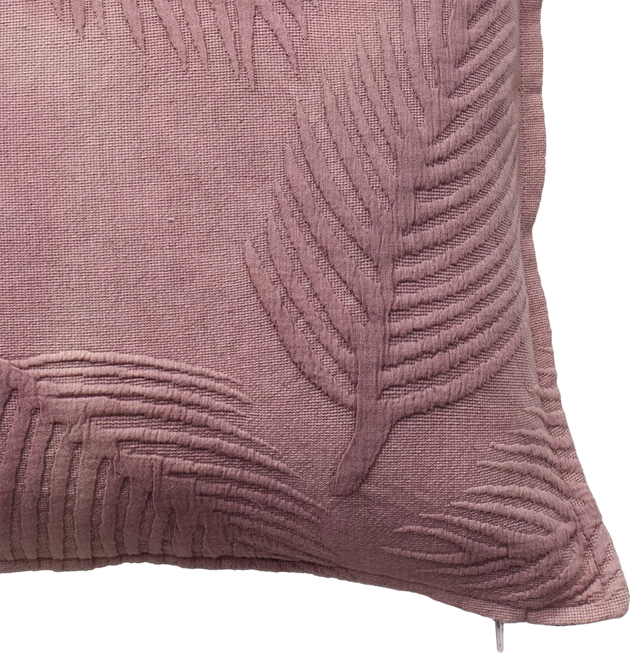 Jastëk dekorativ Amethyst A, kadife pambuku, rozë e zbehtë, 50x50cm