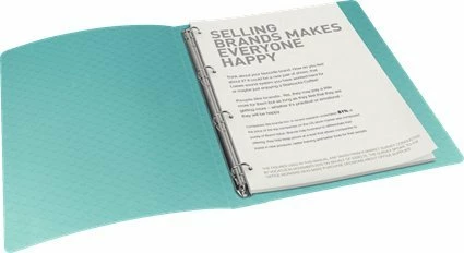 Binder me 4 unaza Esselte Breeze 25 mm A4 (626247) blu