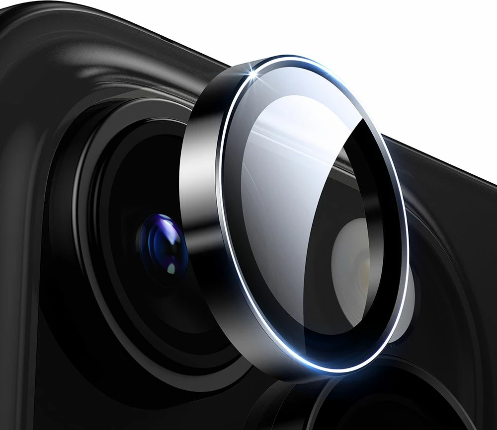 Mbrojtës xhami për kamerë ESR Armorite për iPhone 16 Pro / 16 Pro Max, Zi