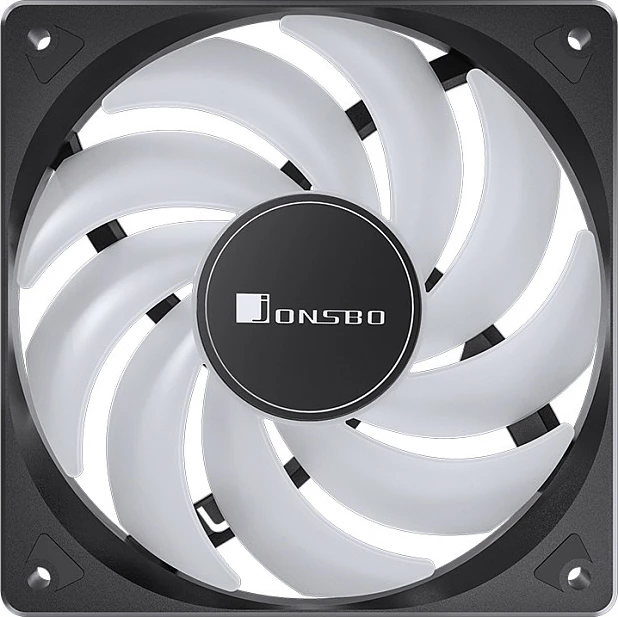 Ventilator për kasë Jonsbo SL-120C, RGB, 120mm, 3-Pin, i zi