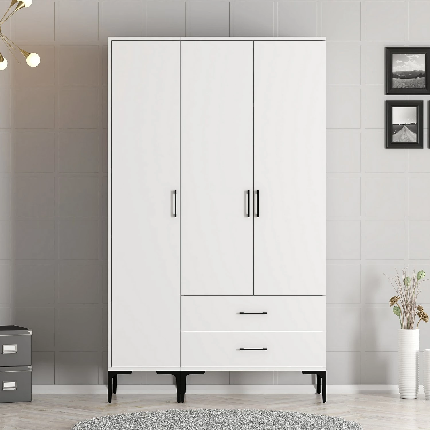 Dollap Skye Decor, Kumsal ST, i bardhë