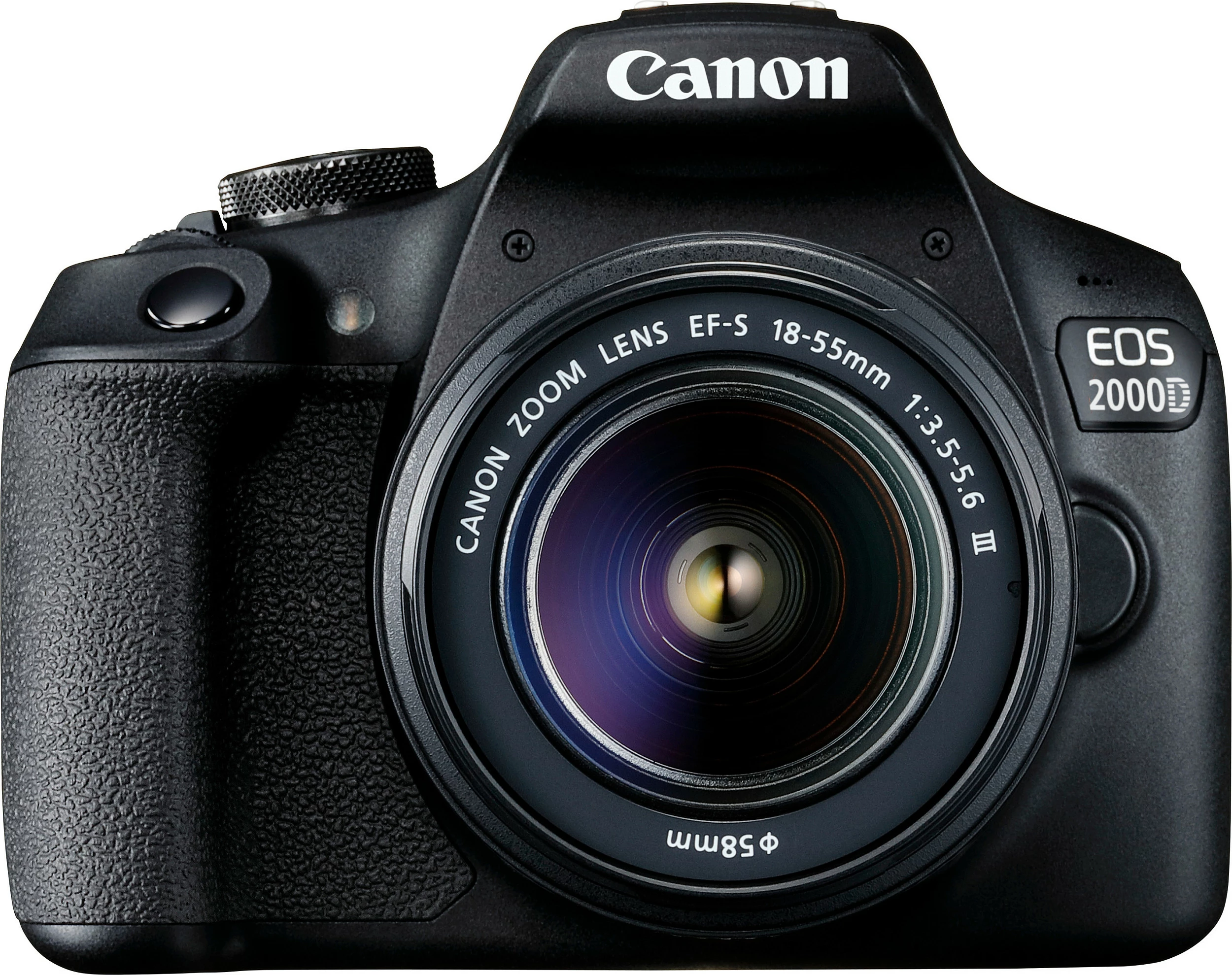 Aparat fotografik Canon EOS 2000D me objektiv 18-55mm, 24.1MP, Full HD, i zi