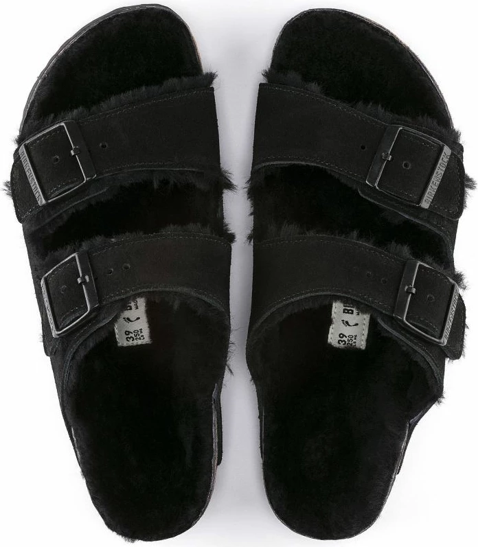 Papuqe femra Birkenstock, të zeza