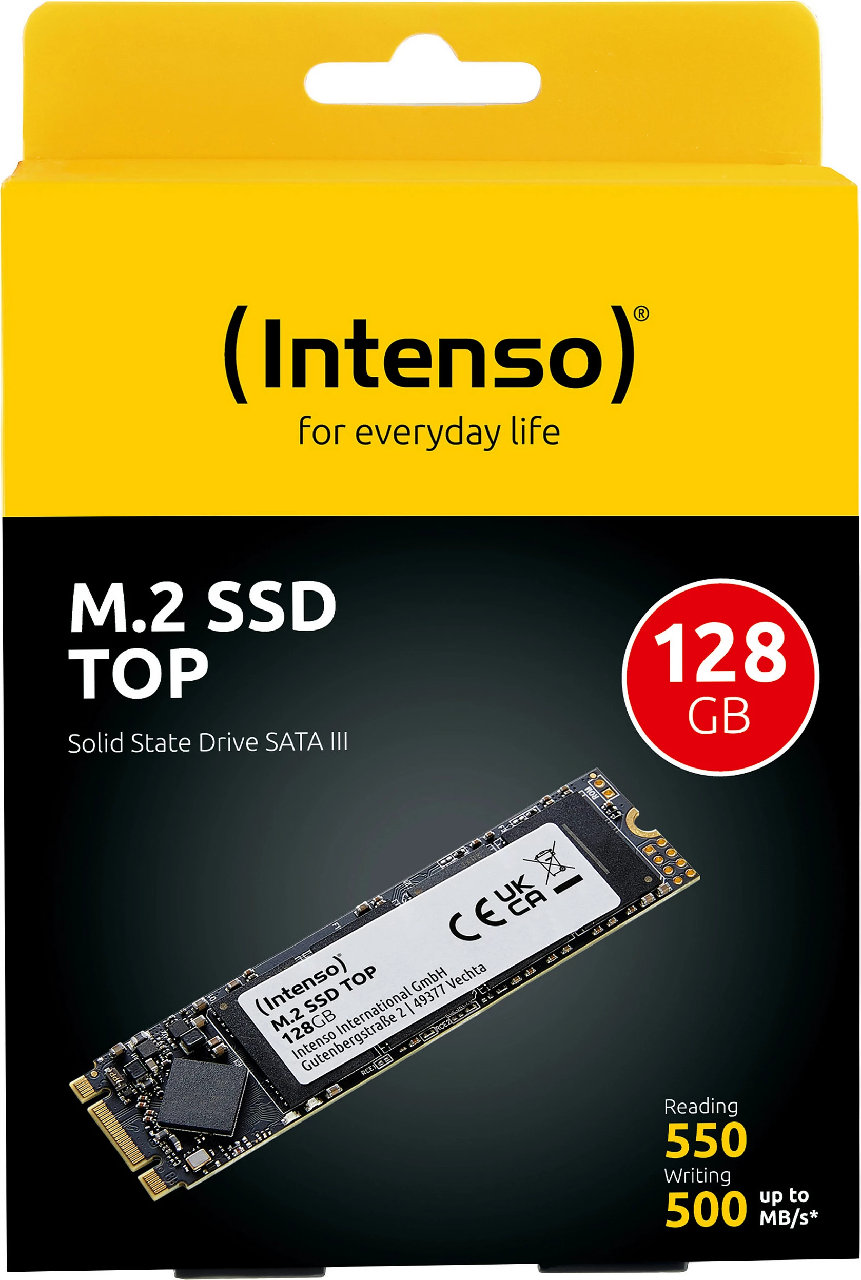 SSD M.2 Intenso Top Performance 128GB, SATA III 2280
