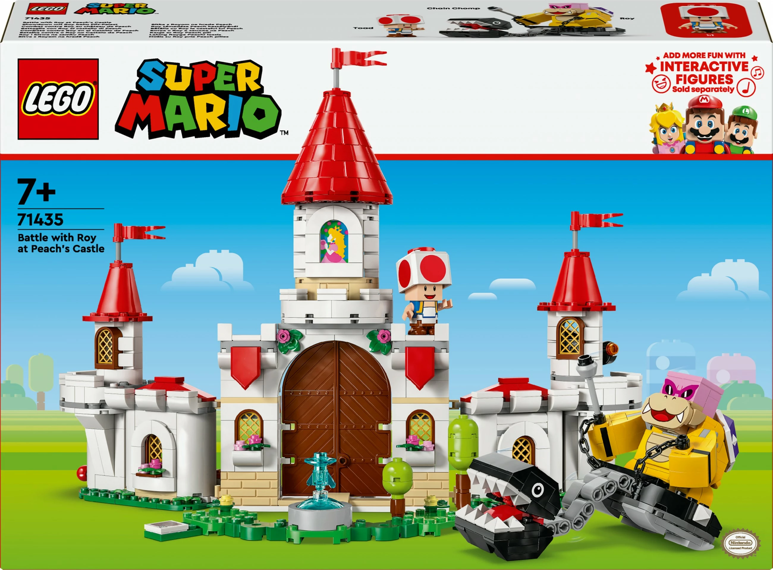 Set ndërtimi LEGO Super Mario 71435, Showdown me Roy, shumëngjyrësh