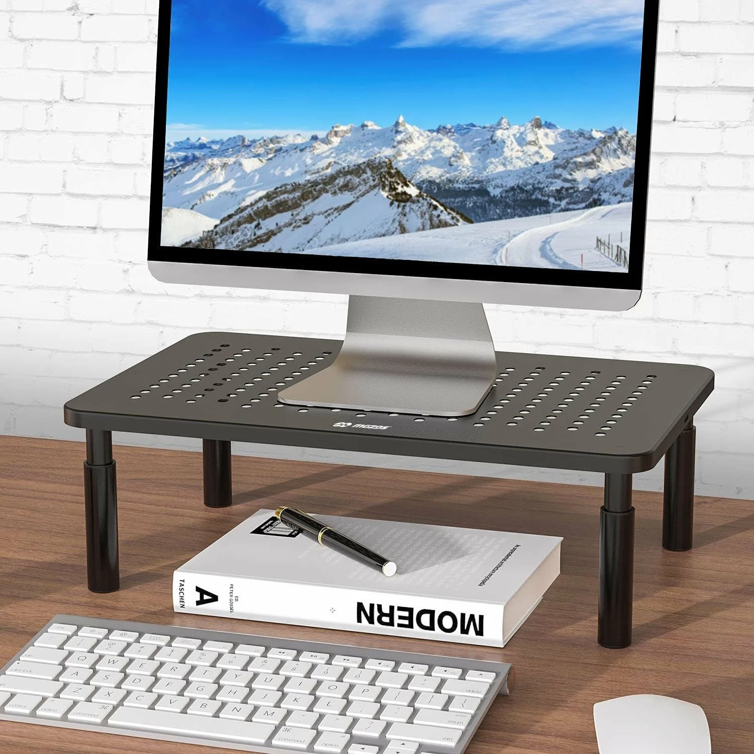 Mbajtëse monitori Mozos SPM3, e rregullueshme 10.5-14.5 cm, 37×23 cm, deri 20 kg, 1 copë, e zezë
