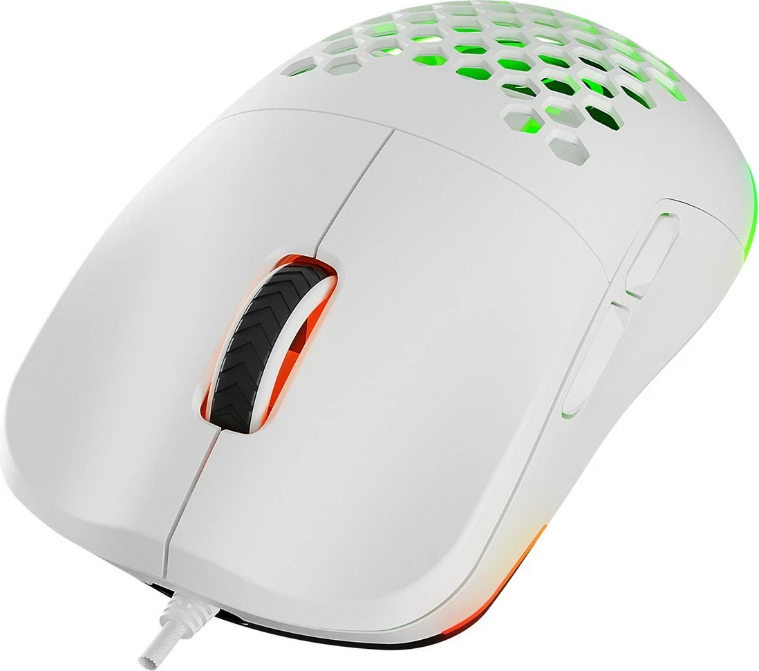 Maus gaming Rampage BLINK, RGB, sensor optik, i bardhë