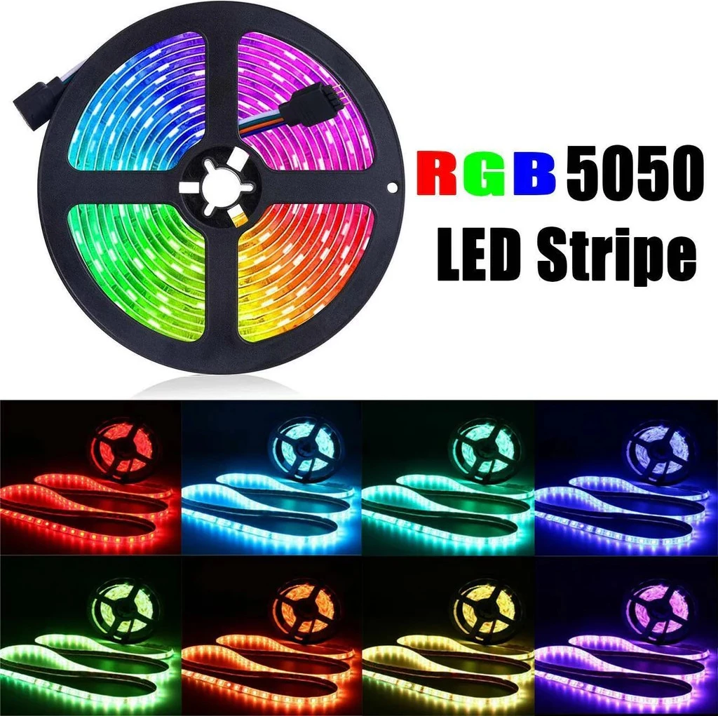Shirit LED 12V 5050 RGB 14.4W/m IP65 – 60 LED/m