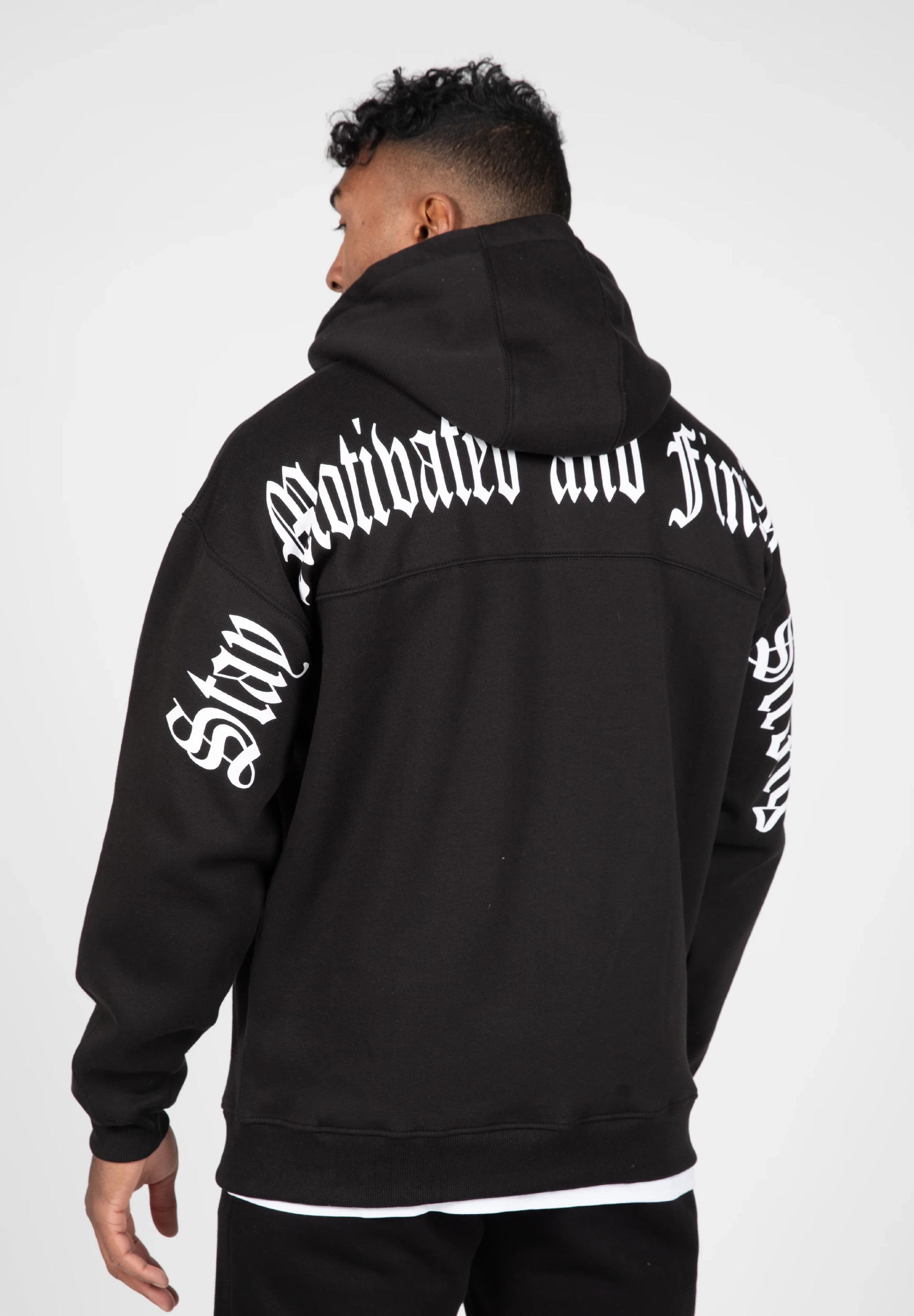 Utah Zipped Hoodie - Black [Madhësia: M]