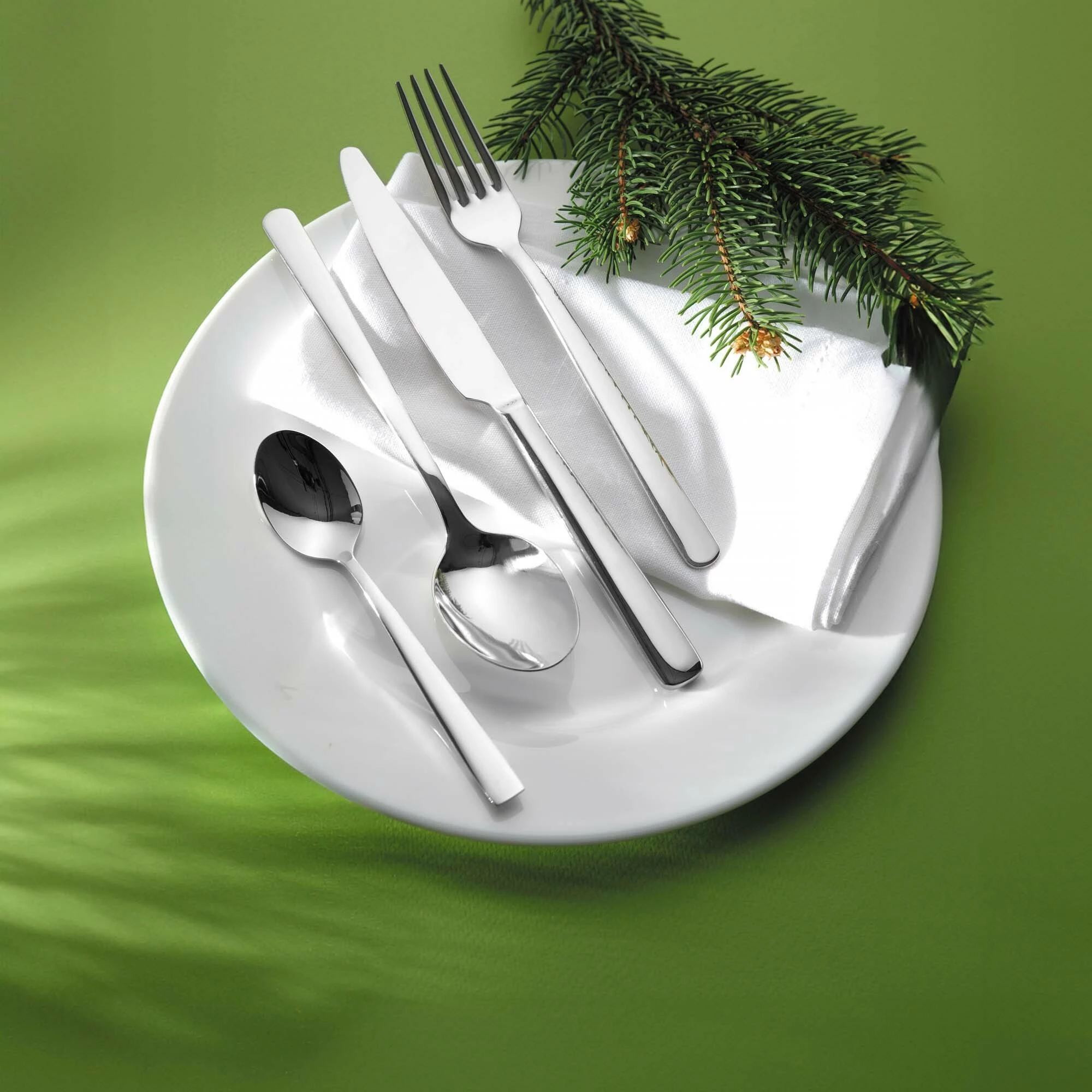 Pirun ëmbëlsire OVE Adria 150 mm, çelik inox 18/10, argjendtë, set 12 copë