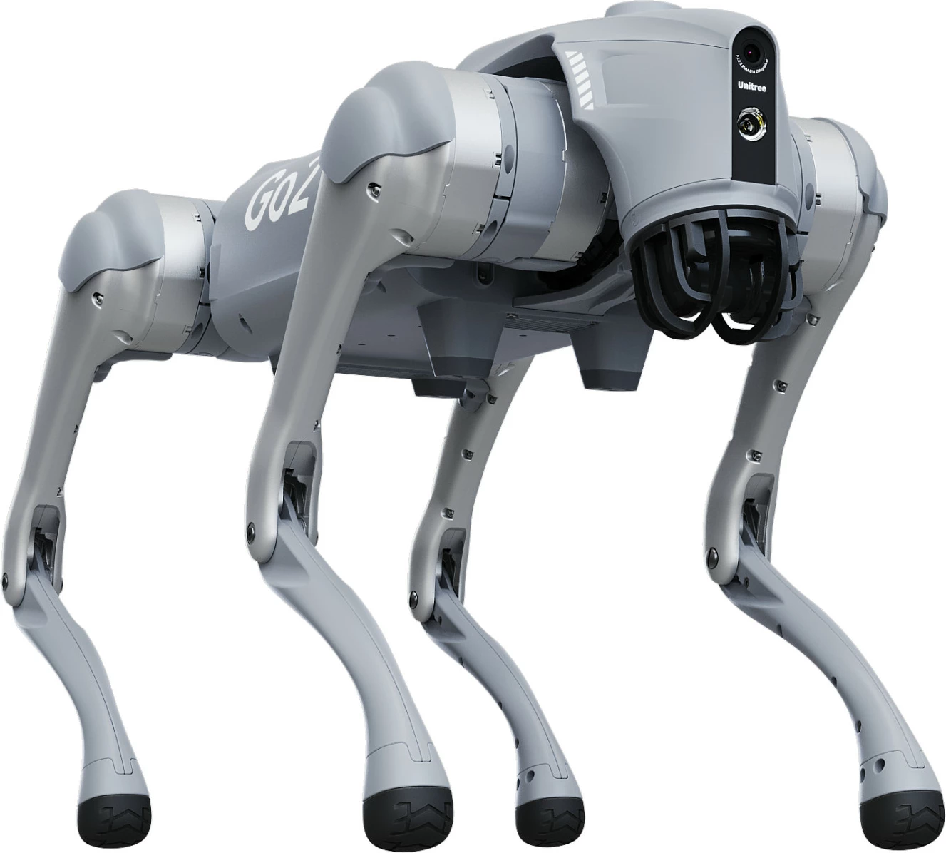 Qen robotik Unitree Go2 Air, Wi‑Fi/Bluetooth, kamerë, bateri 8000 mAh, me telekomandë, gri