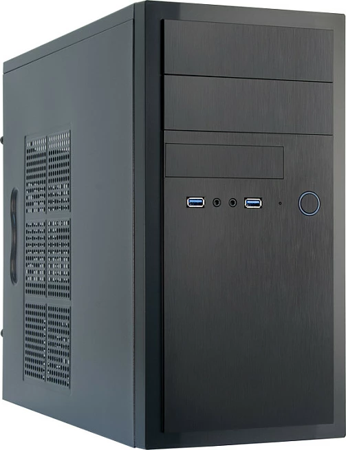 Kasë Chieftec HT-01B-OP, Mini Tower, micro ATX, e zezë