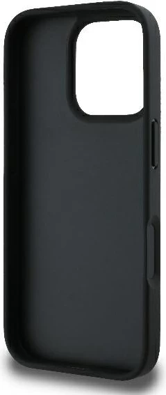 Mbështjellës Karl Lagerfeld Monogram Karl & Choupette Head Pin për iPhone 16 Pro Max, i zi