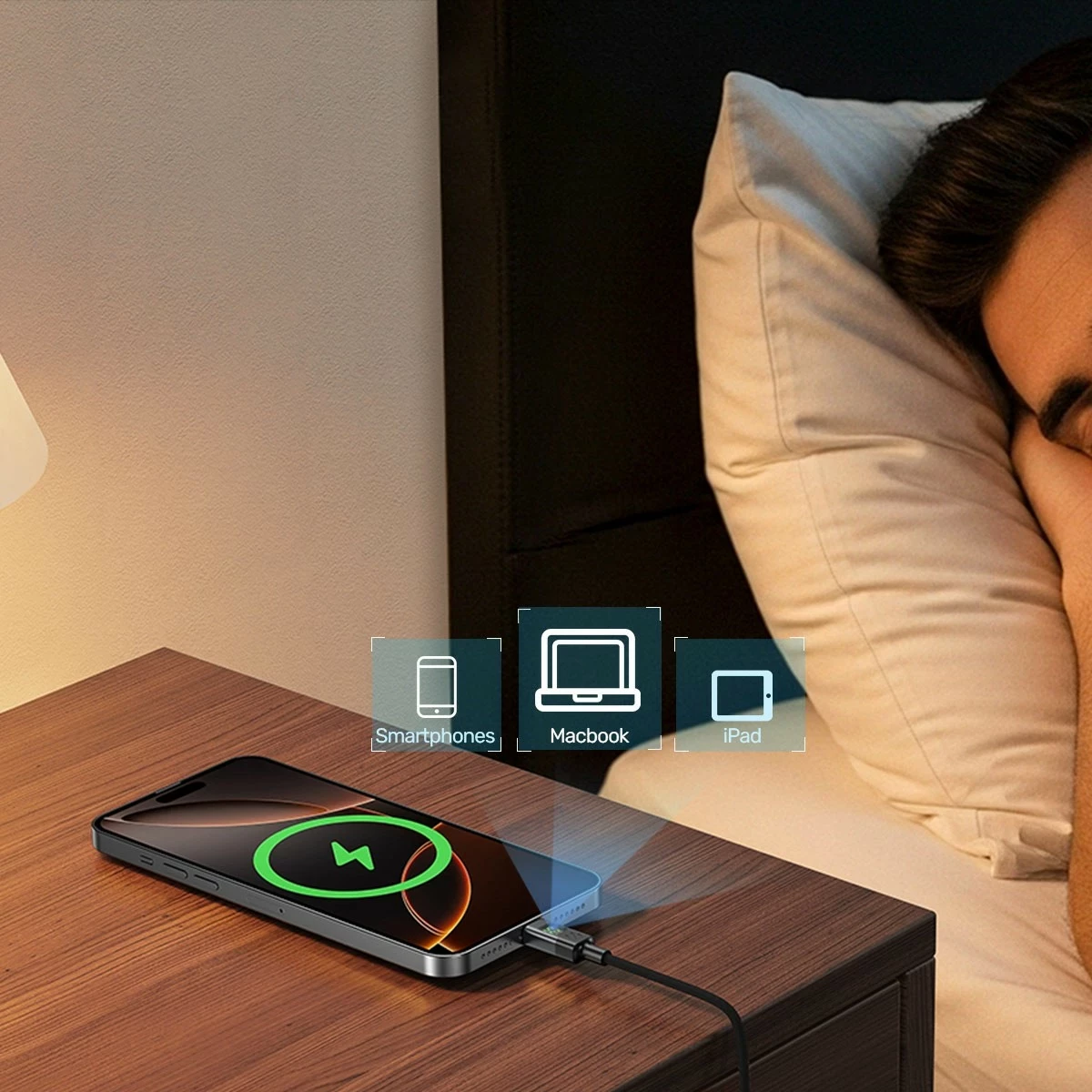 Kabëll USB-C Unitek USB-C/USB-C, 3m, 60W, me ekran, i zi