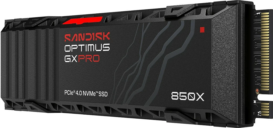SSD M.2 Sandisk Optimus GX Pro 850X, 1TB, NVMe PCIe 4.0, me heatsink, e zez