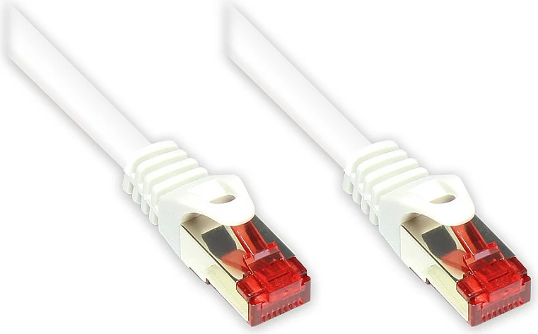 Kabllo rrjeti GoodConnections Cat6 S/FTP 7.5m RJ-45, e bardhë