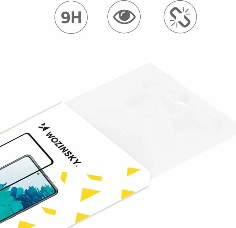 Mbrojtës ekrani Wozinsky Full Glue për Xiaomi Redmi Note 14S, 2 copë, i zi