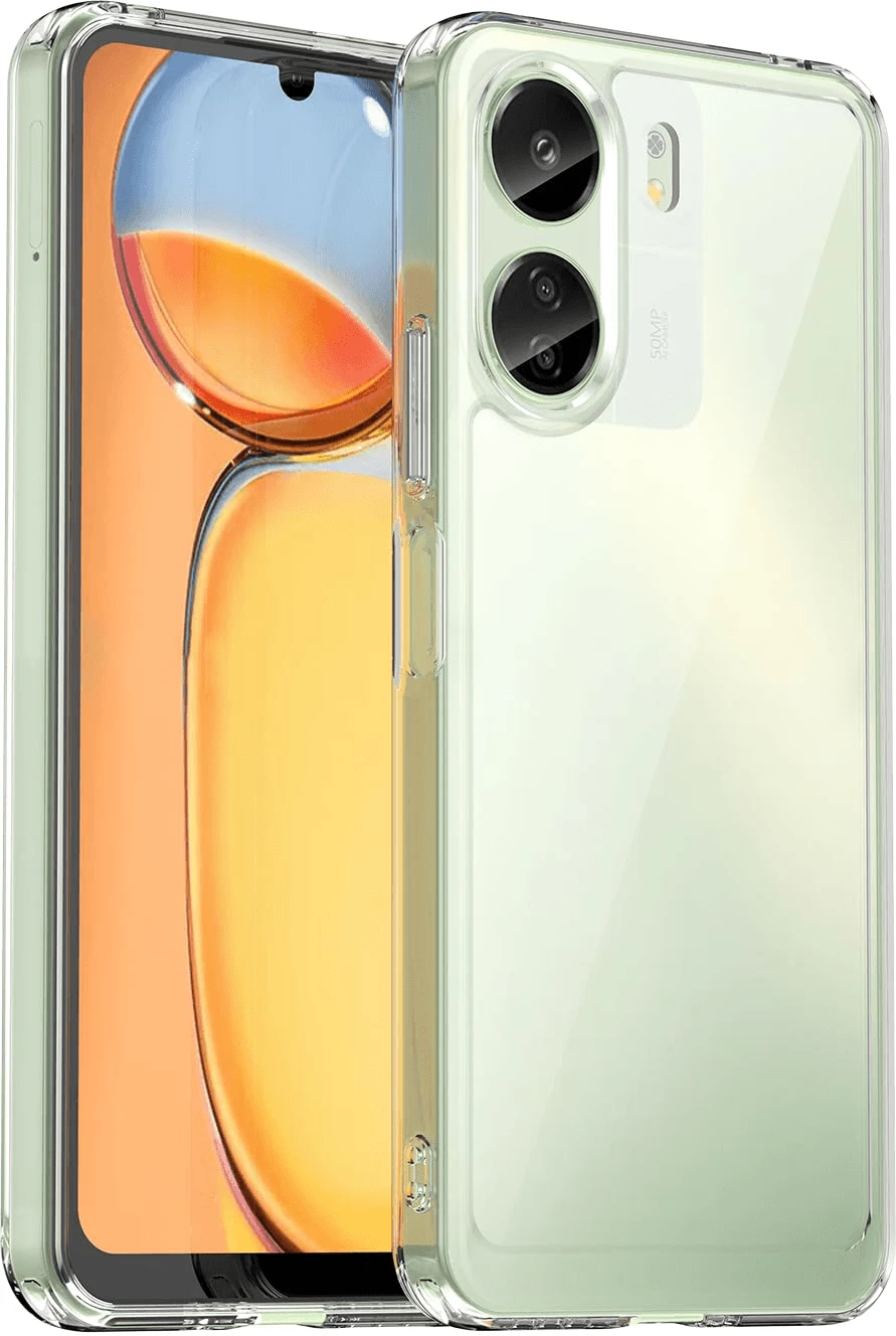 Mbështjellës silikoni ultra i hollë ONASI për Xiaomi Redmi 13c 0.3 mm, transparente