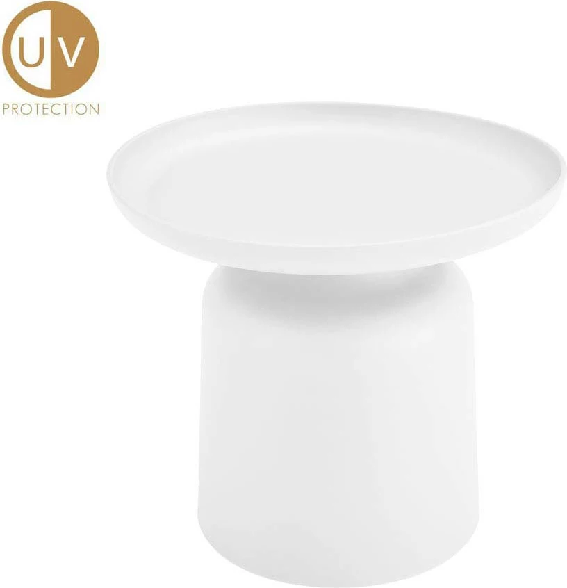 Tavolinë kafeje Ronda, e bardhë, 50x50x43