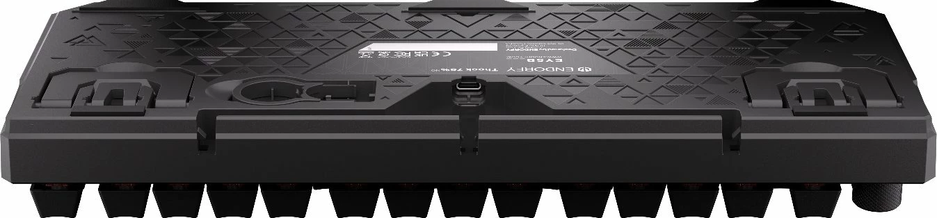 Tastierë mekanike gaming Endorfy Thock 75% EY5B007, Kailh Red, RGB, Nordic layout, wireless + USB-C, e zezë