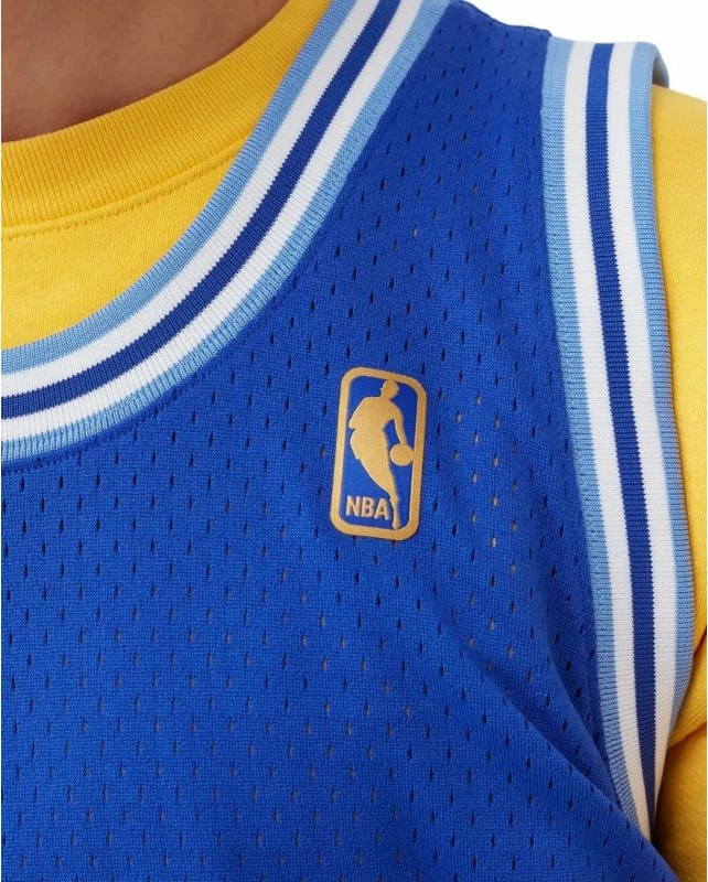 Fanellë basketbolli Mitchell & Ness për meshkuj, blu [Madhësia: S]