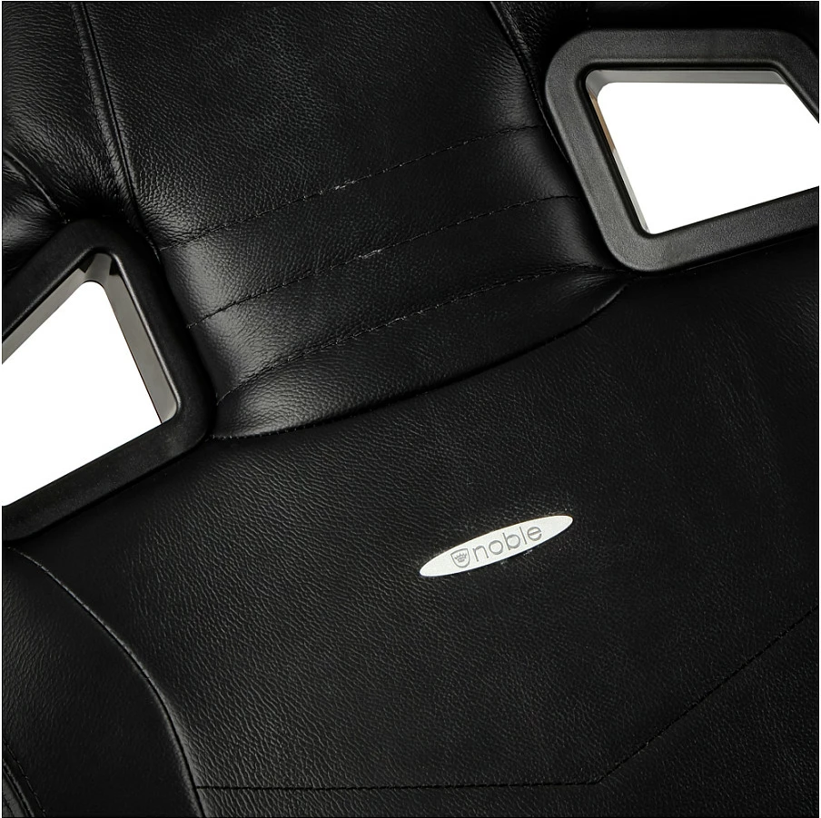Karrige gaming Noblechairs EPIC, lëkurë e vërtetë, e zezë