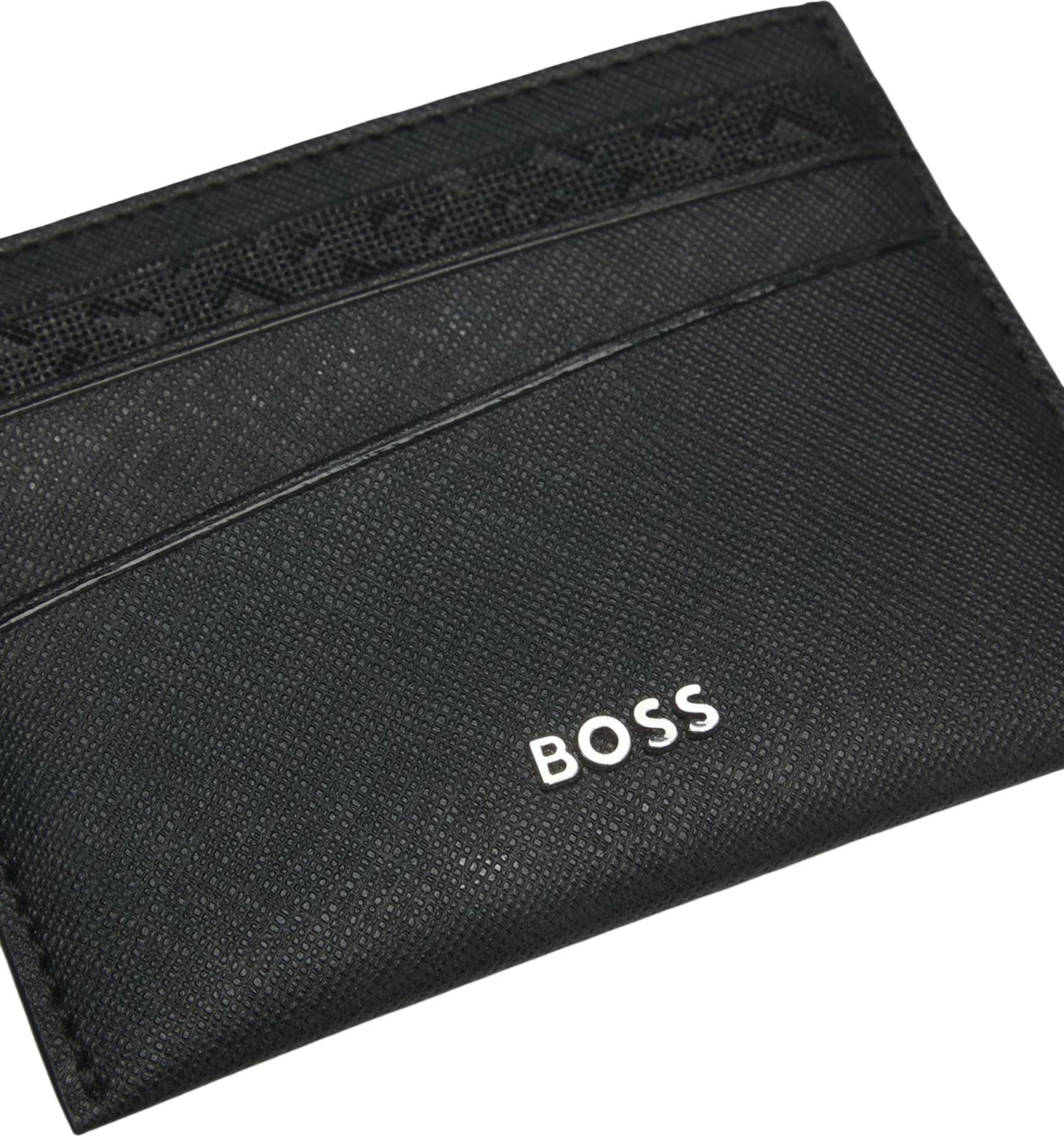 Mbajtëse kartelash për meshkuj BOSS Daxter_MP_S 10280087 50563880, e zezë