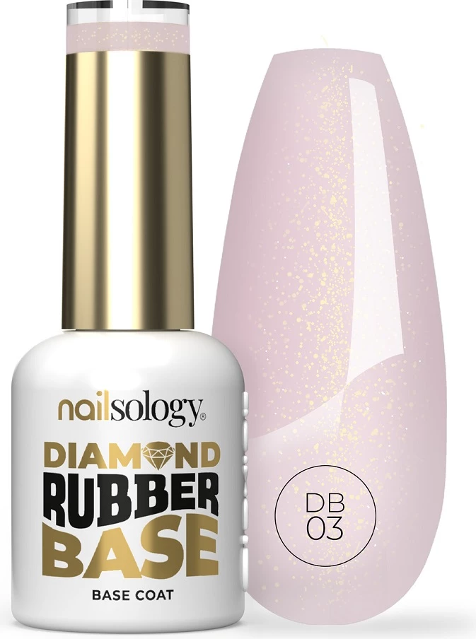Bazë hibride për thonj Clavier Nailsology Diamond Rubber Base DB03 Rosy Girl për femra 8ml