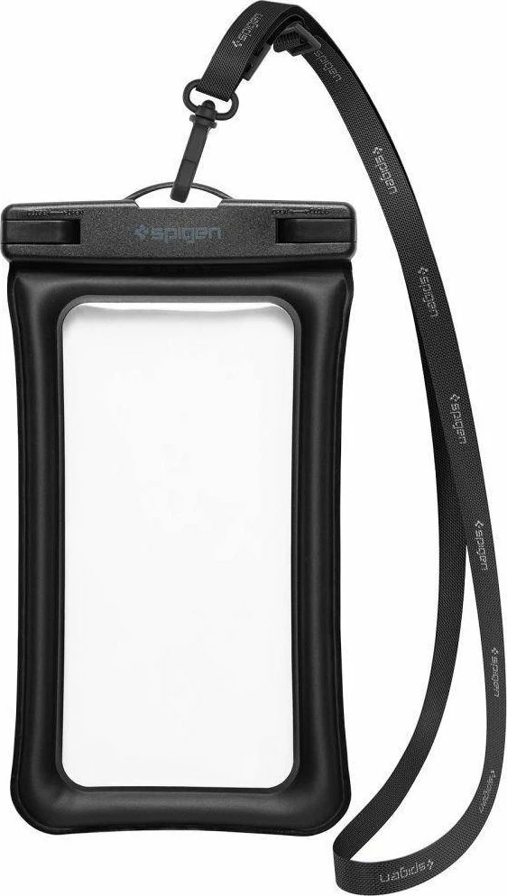 Set mbrojtës i papërshkueshëm nga uji Spigen A621 universal për celular + çantë beli, IPX8 30m, Zi
