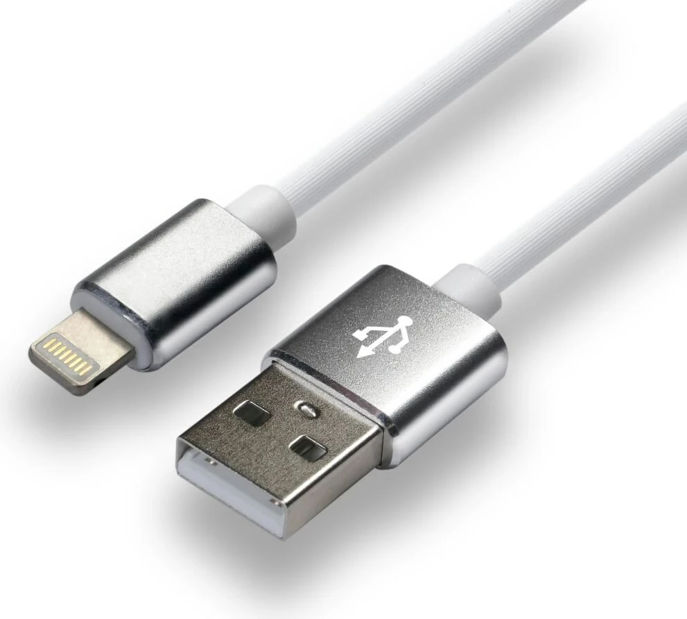 Kabllo USB Lightning everActive CBS-1IW, 1m, e bardhë